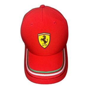 Mens Red Puma Cap one size fits all